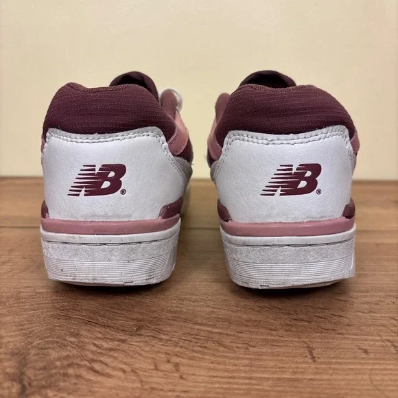 NEW BALANCE 550 Sneakers Red Rouge White Women Size 8 Casual Everyday Comfort - Picture 13 of 14
